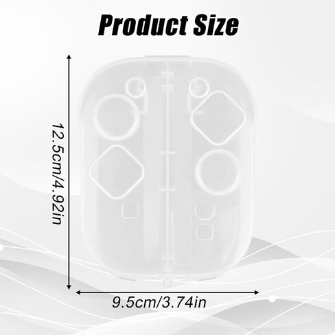 حقيبة تخزين شفافة لجهاز Joy-Con 2، صندوق حماية بلاستيكي لوحدة التحكم في الألعاب، غطاء مقبض محمول مقاوم للغبار مع فتحات دقيقة لملحقات Switch 2، هدايا لمحبي الألعاب in Kuwait