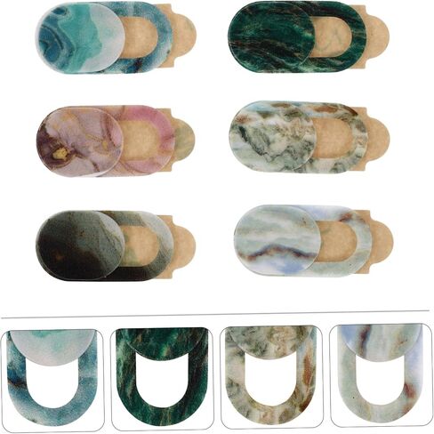 6pcs Marble Pattern Webcam Covers Ultra-Thin Privacy Protectors for Phones Computers Scratch-Resistant Camera Shields Prevents Unauthorized Access to Your Camera Lens in Saudi Arabia