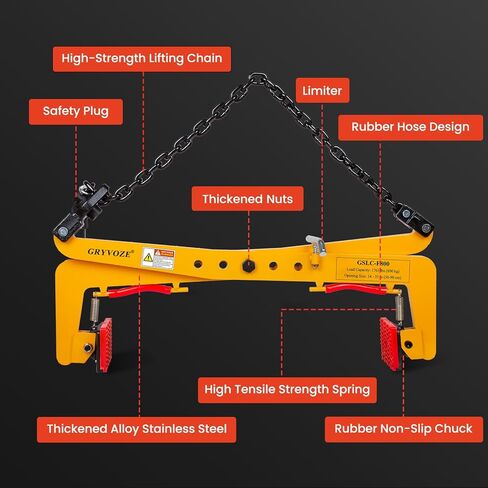 1763 رطل مشبك رفع الحجر الثقيل ، النطاق القابل للتعديل: 14 "-35" مشبك رفع الألواح الجرانيت ، ومشابك مقص للحمل والنقل الرأسي للكتل الخرسانية ، وألواح قائمة ، وحجارة كبح in Kuwait
