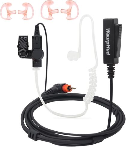 Radio Earpiece for Motorola SL300 Earpiece with Mic,Radio Ear Piece Compatible with SL-300 SL3500e TLK100 TLK110 SL7550 SL7550e SL-3500e with mic Acoustic Tube PTT in Kuwait