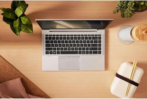كمبيوتر محمول HP EliteBook 845 G8 مقاس 14 بوصة FHD للأعمال، كمبيوتر محمول AMD Ryzen 5 Pro 5650U 2.30 جيجا هرتز، ذاكرة الوصول العشوائي 16 جيجا، 512 جيجا SSD، لوحة مفاتيح بإضاءة خلفية، Windows 11 Pro - فضي (متجدد) in Kuwait