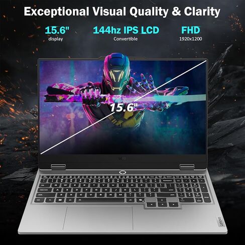 كمبيوتر محمول للألعاب Lenovo LOQ، مقاس 15.6 بوصة FHD IPS 144 هرتز، Intel 14-Core i7-13650HX، GeForce RTX 5050، ذاكرة الوصول العشوائي DDR5 سعة 24 جيجابايت، 2 تيرابايت SSD، Windows 11 Pro، 2021 Lifetime MS Luna Gray in Kuwait