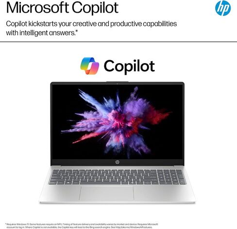 كمبيوتر محمول HP 15.6 FHD يعمل باللمس للأعمال والطلاب، Intel 10-Core i7-1355U (حتى 5 جيجا هرتز)، ذاكرة الوصول العشوائي 32 جيجابايت 1 تيرابايت SSD، Intel Iris Xe Graphics، Copilot AI، لوحة رقمية، WiFi 6، Windows 11 Home، مع ملحق in Kuwait