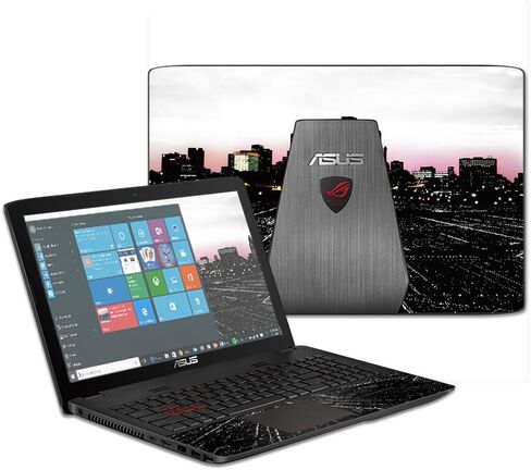 MightySkins Skin Compatible with Asus ROG GL552VW 15.6" wrap Cover Sticker Skins Urban Night in Saudi Arabia