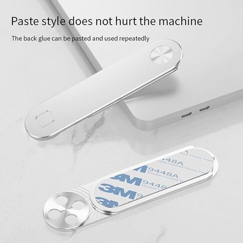 Naysku حامل هاتف الكمبيوتر المحمول، حامل كمبيوتر محمول قابل للتعديل، مشبك تثبيت جانبي للكمبيوتر المحمول، حامل توسيع شاشة الكمبيوتر، حامل هاتف ذكي نحيف قابل للطي، حامل توسيع مزدوج الشاشة in Kuwait