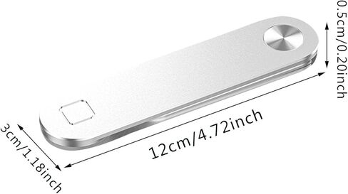 Naysku حامل هاتف الكمبيوتر المحمول، حامل كمبيوتر محمول قابل للتعديل، مشبك تثبيت جانبي للكمبيوتر المحمول، حامل توسيع شاشة الكمبيوتر، حامل هاتف ذكي نحيف قابل للطي، حامل توسيع مزدوج الشاشة in Kuwait