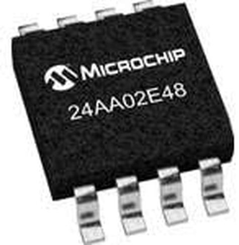 تقنية الرقاقة الدقيقة، 24AA02E48-I/SN، EEPROM - Serial I²C - 2 كيلو بايت (256 × 8) - 1.7 فولت - معرف العقدة EUI-48 - 8-Pin SOIC - الأنبوب (100 عنصر/عناصر) in Saudi Arabia