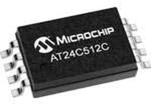 Microchip Technology, AT24C512C-XHD-B, EEPROM - Serial-I²C - 512Kbit (64K x 8) - 3.3V/5V - 8-Pin TSSOP - Tube (100 Item/s) in Saudi Arabia