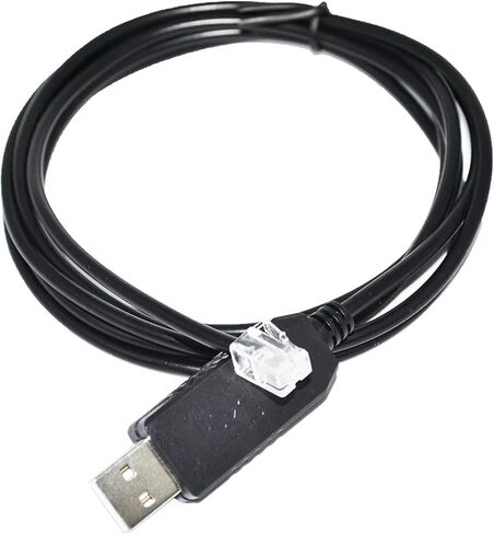 CHIP RS232 USB to RJ9 RJ11 4P4C Serial Communication 017620 CONFIG DEBUG Cable for Industrial Networks(5m,FT232RL CHIP) in Saudi Arabia