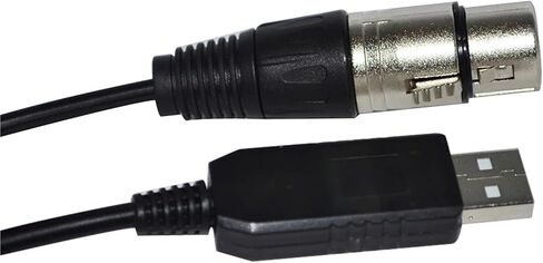 FT232RL USB to RS485 3PIN 3P DMX512 DMX 512 XLR Female Converter Cable for Controller KABLE(5m,Color E) in Saudi Arabia