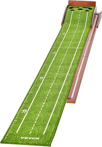 VEVOR Golf Putting Mat, Putting Green Indoor, Putting Matt for Indoors, Sports Spin n Putt Golf Game, Perfect Practice Putting Mat, Golf Putting Mats Practice Auto-Ball Return in Saudi Arabia
