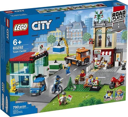 LEGO City Town Center 60292 Building Kit; Cool Building Toy for Kids, New 2021 (790 Pieces) in Saudi Arabia