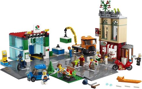 LEGO City Town Center 60292 Building Kit; Cool Building Toy for Kids, New 2021 (790 Pieces) in Saudi Arabia