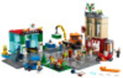 LEGO City Town Center 60292 Building Kit; Cool Building Toy for Kids, New 2021 (790 Pieces) in Saudi Arabia
