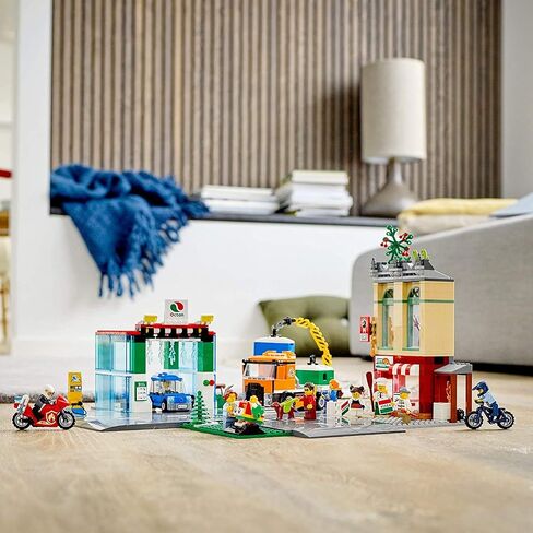 LEGO City Town Center 60292 Building Kit; Cool Building Toy for Kids, New 2021 (790 Pieces) in Saudi Arabia