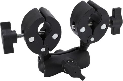 SUNGOOYUE 360 درجة Ballhead توضيح الذراع المزدوج المشبك جبل قوس مكافحة زلة تصميم للدراجات النارية المقاود حامل المظلة جبل in Kuwait