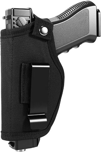 حافظة مسدس عالمية للرجال والنساء IWB OWB حافظة مسدس مخفية يمكن استخدامها باليد اليسرى اليمنى تناسب غلوك 19 26 42 43 S&W M&P Shield 9mm 380 مسدسات مدمجة صغيرة الحجم in Kuwait