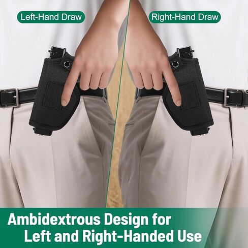 حافظة مسدس عالمية للرجال والنساء IWB OWB حافظة مسدس مخفية يمكن استخدامها باليد اليسرى اليمنى تناسب غلوك 19 26 42 43 S&W M&P Shield 9mm 380 مسدسات مدمجة صغيرة الحجم in Kuwait
