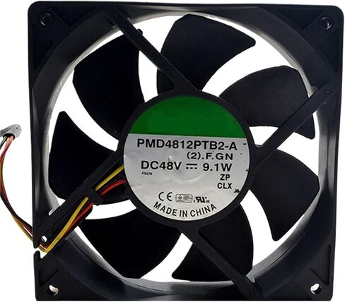 ل PMD4812PTB2-A 48V 9.1W 4300RPM 12 سنتيمتر 12025 120x120x25 مللي متر مزدوجة الكرة تحمل مروحة التبريد in Saudi Arabia