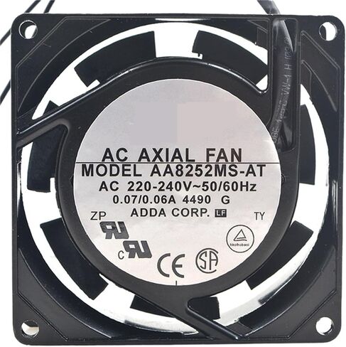 for AA8252MS-AT AC 220-240V 50/60Hz 0.07/0.06A 8cm 8025 80x80x25mm Copper Wire Aluminum Frame Cooling Fan in Saudi Arabia