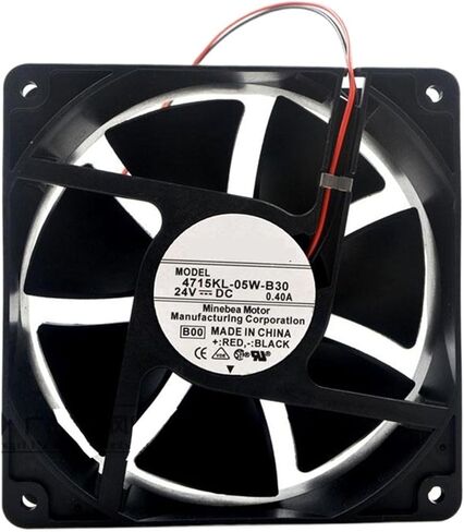 ل 4715KL-05W-B30 24V 0.4A 3300RPM 12 سنتيمتر 12038 120x120x38 مللي متر مزدوجة الكرة تحمل مروحة التبريد in Saudi Arabia