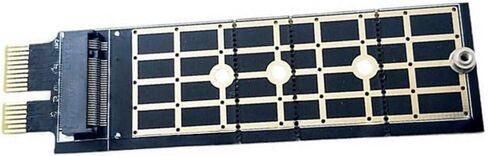بطاقة محول M.2 3.0 x1 لمحركات أقراص PCI-E SSD. يدعم موصل المفاتيح M.2 محركات الأقراص ذات الحالة الثابتة (SSD) مقاس 2230 و2242 و2260 و2280 M.2. in Saudi Arabia