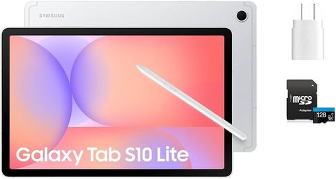 Samsung Galaxy Tab S11 11" Tablet 256GB (2025) Silver + 128GB microSD Card + 25W Super Fast Charger + Mytrix Bluetooth Keyboard – Wi-Fi Android Tablet, Large Display, Work & Study Bundle in Kuwait