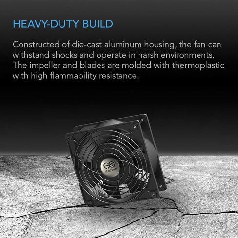 AC Infinity AXIAL 8025، مروحة الكعك، 120 فولت تيار متردد 80 مم × 25 مم عالية السرعة، معتمدة من UL لمشاريع عادم تهوية التبريد DIY (عبوة من 2) in Saudi Arabia