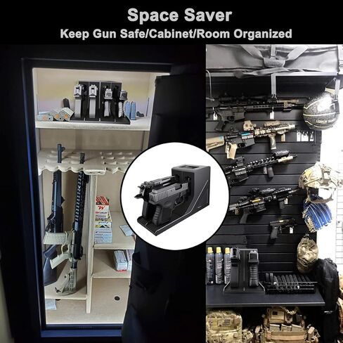 Pistol Rack Handgun Holder, Foam Protective Pistol Gun Magazine Stand Storage, Gun Safe Organizer Accessories in Saudi Arabia