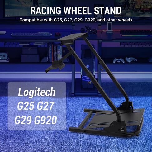 حامل عجلة السباق X-Fold Sim 2.0 - حامل عجلة القيادة من الفولاذ الكربوني مع قفل الكرسي وحامل الأكواب (نمط السباق من المستوى التالي) in Kuwait