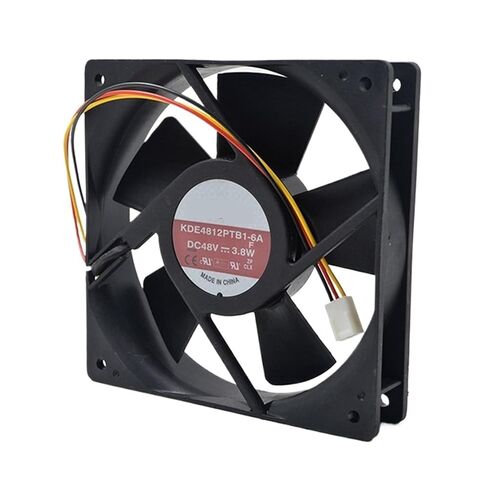 ل KDE4812PTB1-6A 48V 3.8W 2500RPM 12 سنتيمتر 12025 120x120x25 مللي متر مزدوجة الكرة تحمل مروحة التبريد in Kuwait