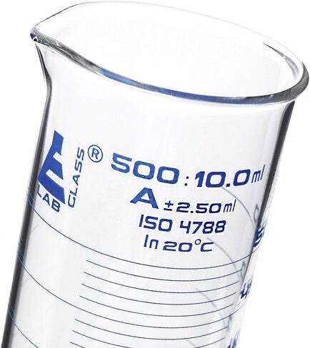 الأسطوانة المتخرج Eisco ، 10 مل - الفئة A ، التسامح: ± 1.00 مل - شكل القرفصاء ، التخرج الأزرق - زجاج البورسليت in Saudi Arabia