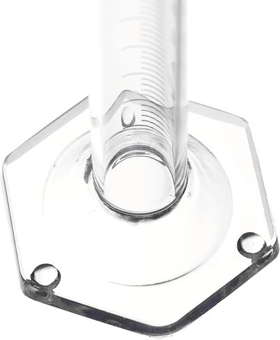 Graduated Cylinder, 1000ml - Class B Tolerance ±10.0ml - Hexagonal Base - Blue Graduations - Borosilicate 3.3 Glass - Eisco Labs in Saudi Arabia