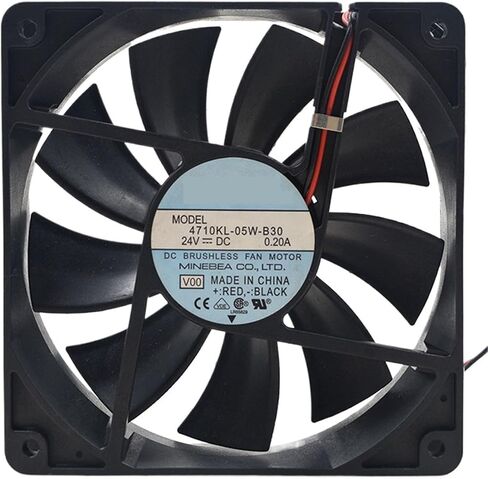 ل 4710KL-05W-B30 24V 0.20A 3.6W 2200RPM 12 سنتيمتر 12025 120x120x25 مللي متر مزدوجة الكرة تحمل مروحة التبريد in Saudi Arabia
