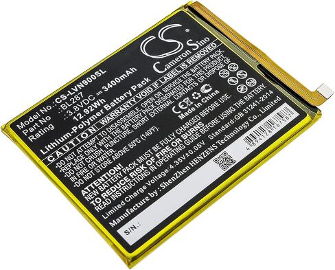 3400mAh Battery Compatible with LEN0VO K9 Note, for Part No. BL287 in Saudi Arabia
