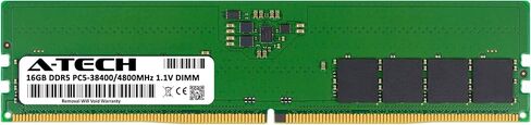 بديل ذاكرة الوصول العشوائي A-Tech سعة 16 جيجابايت لجهاز HP N02929-001 | وحدة ذاكرة سطح المكتب DDR5 4800 ميجا هرتز PC5-38400 DIMM 1.1V 288-Pin Non-ECC (N02929-001-ATC) in Saudi Arabia