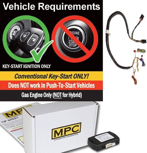 مجموعة البدء عن بعد الكاملة من MPC المتوافقة مع Chrysler Town & Country 2011-2016 - التوصيل والتشغيل - تستخدم أجهزة التحكم عن بعد من OEM - البرامج الثابتة المحملة مسبقًا in Kuwait