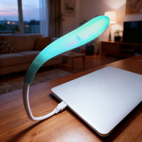 Flexible Keyboard Light, Portable Mini USB Light for Laptop, USB Lamp for Power Bank, Laptop, Notebook, Reading (Blue) in Saudi Arabia