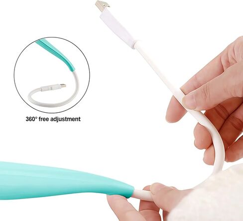 ضوء لوحة مفاتيح مرن، ضوء USB صغير محمول للكمبيوتر المحمول، مصباح USB لبنك الطاقة والكمبيوتر المحمول والكمبيوتر المحمول والقراءة (وردي) in Saudi Arabia