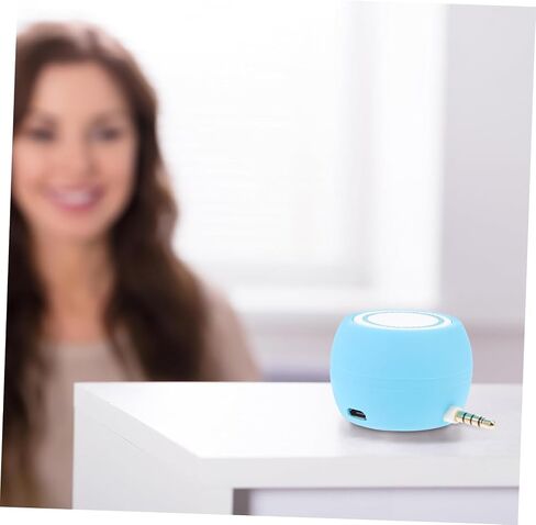 Mini Plug in Speaker with Aux Input Compact External Speaker for Desktop Laptop and Mobile Devices Portable Design Easy to Use for Use in Saudi Arabia