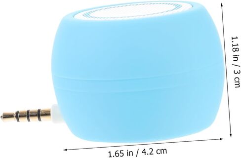 Mini Plug in Speaker with Aux Input Compact External Speaker for Desktop Laptop and Mobile Devices Portable Design Easy to Use for Use in Saudi Arabia