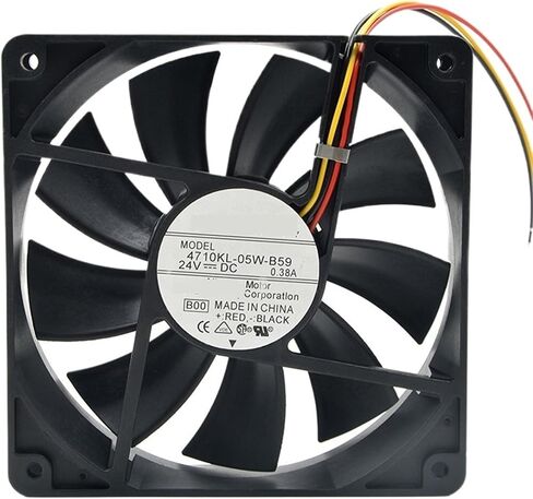 ل 4710KL-05W-B59 24V 0.38A 12 سنتيمتر 12025 120x120x25 مللي متر 9.12 واط 2800 دورة في الدقيقة محول تردد مروحة التبريد in Saudi Arabia