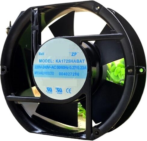 ل KA1725HA2BAT 220V-240VAC 50/60 هرتز 0.27/0.23A 38/35 واط 3100 دورة في الدقيقة 17 سنتيمتر 17251 172x150x51 مللي متر الكرة تحمل مروحة التبريد in Saudi Arabia