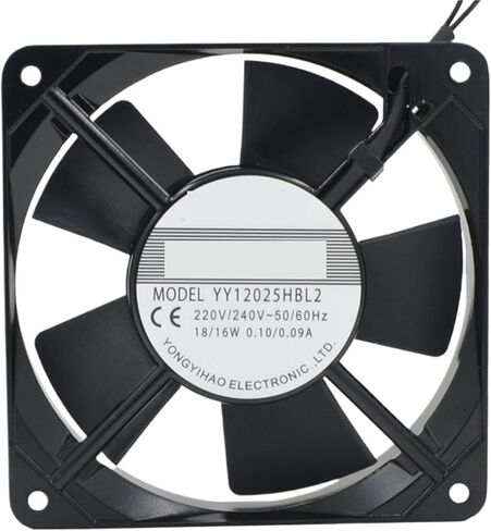 for YY12025HBL2 AC 220V 240V 50/60Hz 18/16W 0.1/0.09A 12cm 12025 120x120x25mm Cooling Fan in Saudi Arabia