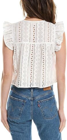 [BLANKNYC] Girls Eyelet Button Up Cropped Shirt in Saudi Arabia