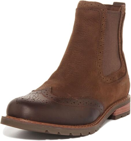 Ariat Women's Wexford Brogue Waterproof Western Boot, Chocolate Brown, 9.5 in Saudi Arabia