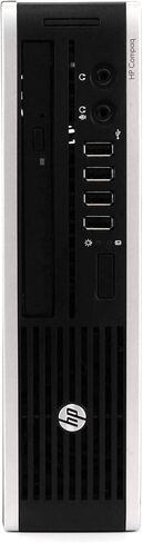 كمبيوتر مكتبي HP Elite 8300 صغير جدًا، Intel Quad Core i5، ذاكرة وصول عشوائي 16 جيجابايت، 512 جيجابايت SSD، Windows 10، لوحة مفاتيح وماوس Periphio جديد، محرك فلاش جديد 16 جيجابايت، DVD، WiFi (متجدد) in Kuwait