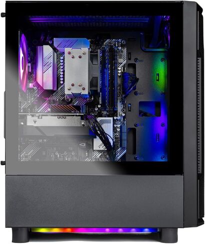 كمبيوتر سطح المكتب Skytech Gaming Shadow، Intel i5 14400F 2.5 جيجا هرتز (4.7 جيجا هرتز Turbo)، NVIDIA RTX 5060، 1 تيرابايت Gen4 NVMe SSD، 16 جيجابايت DDR5 RAM 5200، 650 واط Gold PSU، Wi-Fi، Win 11 in Saudi Arabia