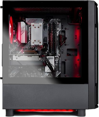 كمبيوتر سطح المكتب Skytech Gaming Shadow، Intel i5 14400F 2.5 جيجا هرتز (4.7 جيجا هرتز Turbo)، NVIDIA RTX 5060، 1 تيرابايت Gen4 NVMe SSD، 16 جيجابايت DDR5 RAM 5200، 650 واط Gold PSU، Wi-Fi، Win 11 in Saudi Arabia