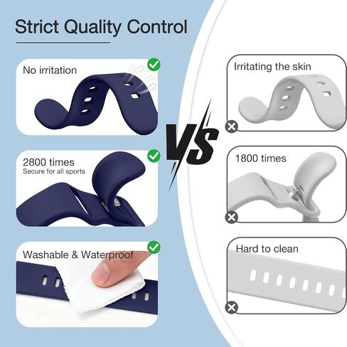 Sport Silicone Band Compatible with Apple Watch Bands 40mm 38mm 41mm 42mm 44mm 45mm 46mm 49mm Women Men, Waterproof Soft Wrist Strap for iWatch Series 11 10 9 8 7 6 5 4 3 2 1 SE Ultra 2 3, for Outdoor in Saudi Arabia